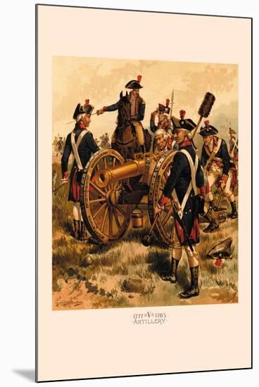 Artillery-H.a. Ogden-Mounted Art Print