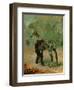 Artilleryman Saddling His Horse, 1878 or 1881-Henri de Toulouse-Lautrec-Framed Giclee Print