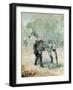 Artilleryman Saddling His Horse, 1879-Henri de Toulouse-Lautrec-Framed Giclee Print