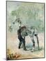 Artilleryman Saddling His Horse, 1879-Henri de Toulouse-Lautrec-Mounted Giclee Print