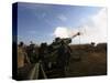 Artillerymen Fire a 155Mm Round Out of an M777 Lightweight Howitzer-null-Stretched Canvas