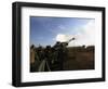 Artillerymen Fire a 155Mm Round Out of an M777 Lightweight Howitzer-null-Framed Photographic Print