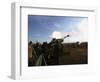 Artillerymen Fire a 155Mm Round Out of an M777 Lightweight Howitzer-null-Framed Photographic Print