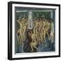 Artillerymen in the Shower, 1915 (Oil on Canvas)-Ernst Ludwig Kirchner-Framed Giclee Print