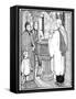 Artisan Family Having their Child Baptised-null-Framed Stretched Canvas