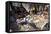 Artisania Market, Delcahue, Island of Chiloe, Chile, South America-Peter Groenendijk-Framed Stretched Canvas