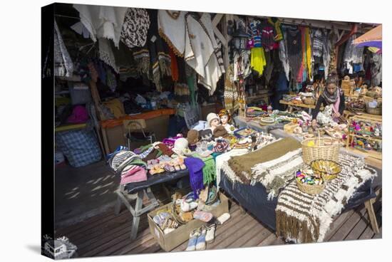 Artisania Market, Delcahue, Island of Chiloe, Chile, South America-Peter Groenendijk-Stretched Canvas