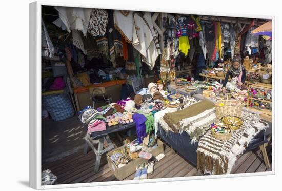 Artisania Market, Delcahue, Island of Chiloe, Chile, South America-Peter Groenendijk-Framed Photographic Print