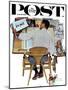 "Artist at Work" Saturday Evening Post Cover, September 16,1961-Norman Rockwell-Mounted Giclee Print
