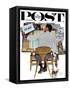 "Artist at Work" Saturday Evening Post Cover, September 16,1961-Norman Rockwell-Framed Stretched Canvas