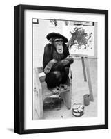 Artist Chimp 1955-Williams-Framed Photographic Print