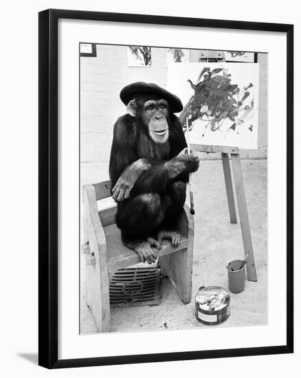 Artist Chimp 1955-Williams-Framed Photographic Print