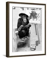 Artist Chimp 1955-Williams-Framed Photographic Print