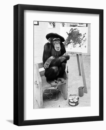 Artist Chimp 1955-Williams-Framed Premium Photographic Print