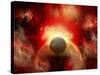 Artist' Concept Illustrating the Explosion of a Supernova-Stocktrek Images-Stretched Canvas