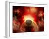 Artist' Concept Illustrating the Explosion of a Supernova-Stocktrek Images-Framed Premium Photographic Print