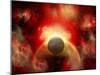 Artist' Concept Illustrating the Explosion of a Supernova-Stocktrek Images-Mounted Premium Photographic Print