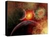 Artist' Concept Illustrating the Stellar Explosion of a Supernova-Stocktrek Images-Stretched Canvas