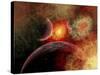 Artist' Concept Illustrating the Stellar Explosion of a Supernova-Stocktrek Images-Stretched Canvas