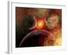 Artist' Concept Illustrating the Stellar Explosion of a Supernova-Stocktrek Images-Framed Photographic Print