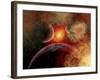 Artist' Concept Illustrating the Stellar Explosion of a Supernova-Stocktrek Images-Framed Photographic Print