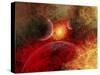 Artist' Concept Illustrating the Stellar Explosion of a Supernova-Stocktrek Images-Stretched Canvas