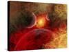 Artist' Concept Illustrating the Stellar Explosion of a Supernova-Stocktrek Images-Stretched Canvas