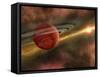 Artist Concept of a Possible Newfound Planet-Stocktrek Images-Framed Stretched Canvas