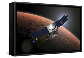 Artist Concept of Nasa's Mars Atmosphere and Volatile Evolution Mission-null-Framed Stretched Canvas
