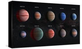 Artist Impression of Hot Jupiter Exoplanets - Annotated-null-Stretched Canvas