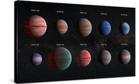 Artist Impression of Hot Jupiter Exoplanets - Annotated-null-Stretched Canvas