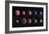 Artist Impression of Hot Jupiter Exoplanets - Unannotated-null-Framed Art Print