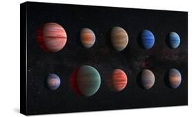 Artist Impression of Hot Jupiter Exoplanets - Unannotated-null-Stretched Canvas