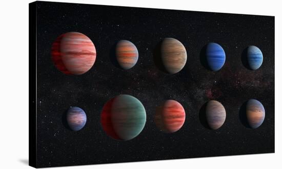 Artist Impression of Hot Jupiter Exoplanets - Unannotated-null-Stretched Canvas