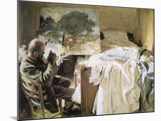 Artist in His Studio, 1903-John Singer Sargent-Mounted Giclee Print