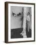 Artist Jean Tinguely at Iris Clert Gallery-Loomis Dean-Framed Photographic Print