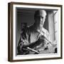 Artist Lyonel Charles Feininger (July 17, 1871- January 13, 1956), New York, NY, June 1951-Andreas Feininger-Framed Photographic Print