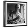 Artist Lyonel Charles Feininger (July 17, 1871- January 13, 1956), New York, NY, June 1951-Andreas Feininger-Framed Photographic Print