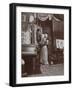 Artist Mary Tillinghast Painting a Portrait in Her Studio, New York, C.1897-Byron Company-Framed Giclee Print