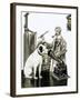 Artist Painting the Dog Listening at a Gramaphone-Peter Jackson-Framed Giclee Print