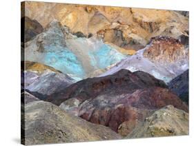 Artist Palette, Artist Drive, Death Valley National Park, California, USA-Michel Hersen-Stretched Canvas