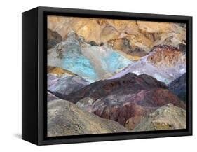 Artist Palette, Artist Drive, Death Valley National Park, California, USA-Michel Hersen-Framed Stretched Canvas