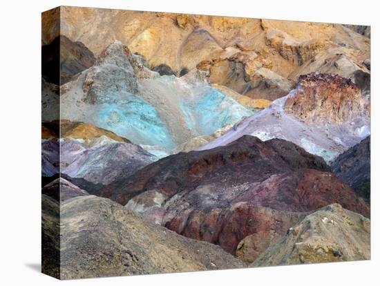 Artist Palette, Artist Drive, Death Valley National Park, California, USA-Michel Hersen-Stretched Canvas