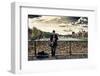 Artist - Pont des Arts - Paris - France-Philippe Hugonnard-Framed Photographic Print