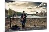 Artist - Pont des Arts - Paris - France-Philippe Hugonnard-Mounted Photographic Print