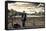 Artist - Pont des Arts - Paris - France-Philippe Hugonnard-Framed Stretched Canvas