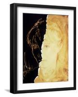 Artist's Abstract Depiction of Schizophrenia-David Gifford-Framed Photographic Print