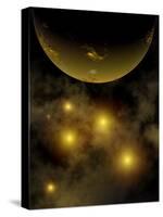 Artist's Concept Illustrating a Star Cluster in the Milky Way Galaxy-Stocktrek Images-Stretched Canvas