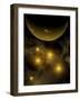 Artist's Concept Illustrating a Star Cluster in the Milky Way Galaxy-Stocktrek Images-Framed Photographic Print