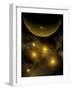 Artist's Concept Illustrating a Star Cluster in the Milky Way Galaxy-Stocktrek Images-Framed Photographic Print